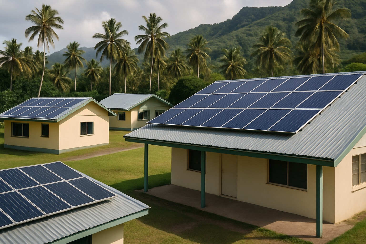 Taha’a : trois bâtiments communaux équipés de panneaux photovoltaïques